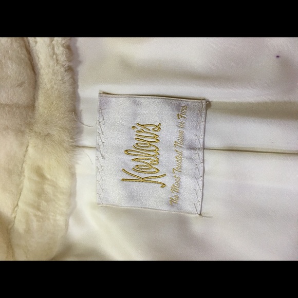 White shear mink jacket - Picture 3 of 4